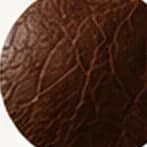 Close-up of grained brown leather